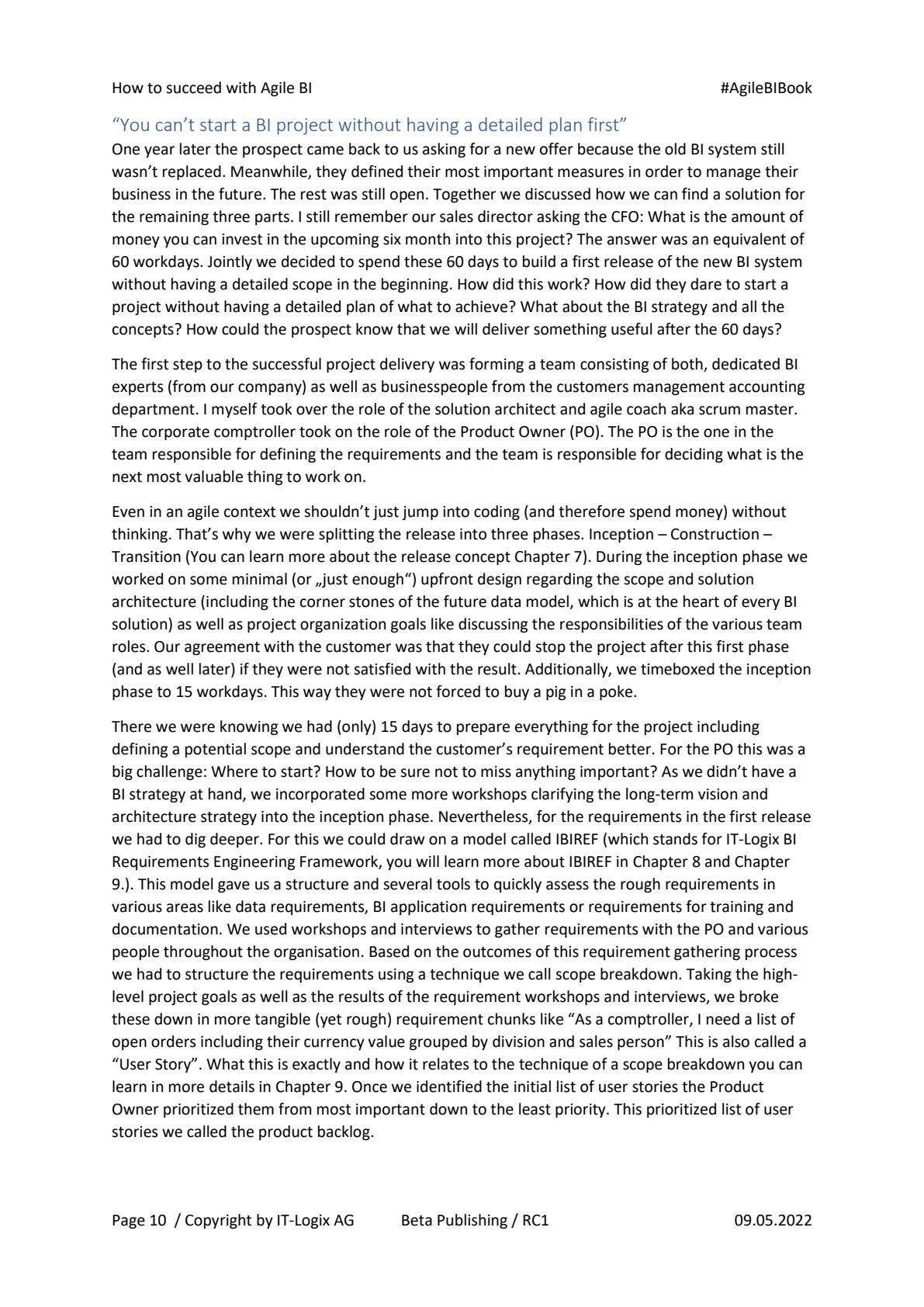 Page 11 of 20 of Agile_BI_Book_RC1_Chapter_1_-_3.pdf
